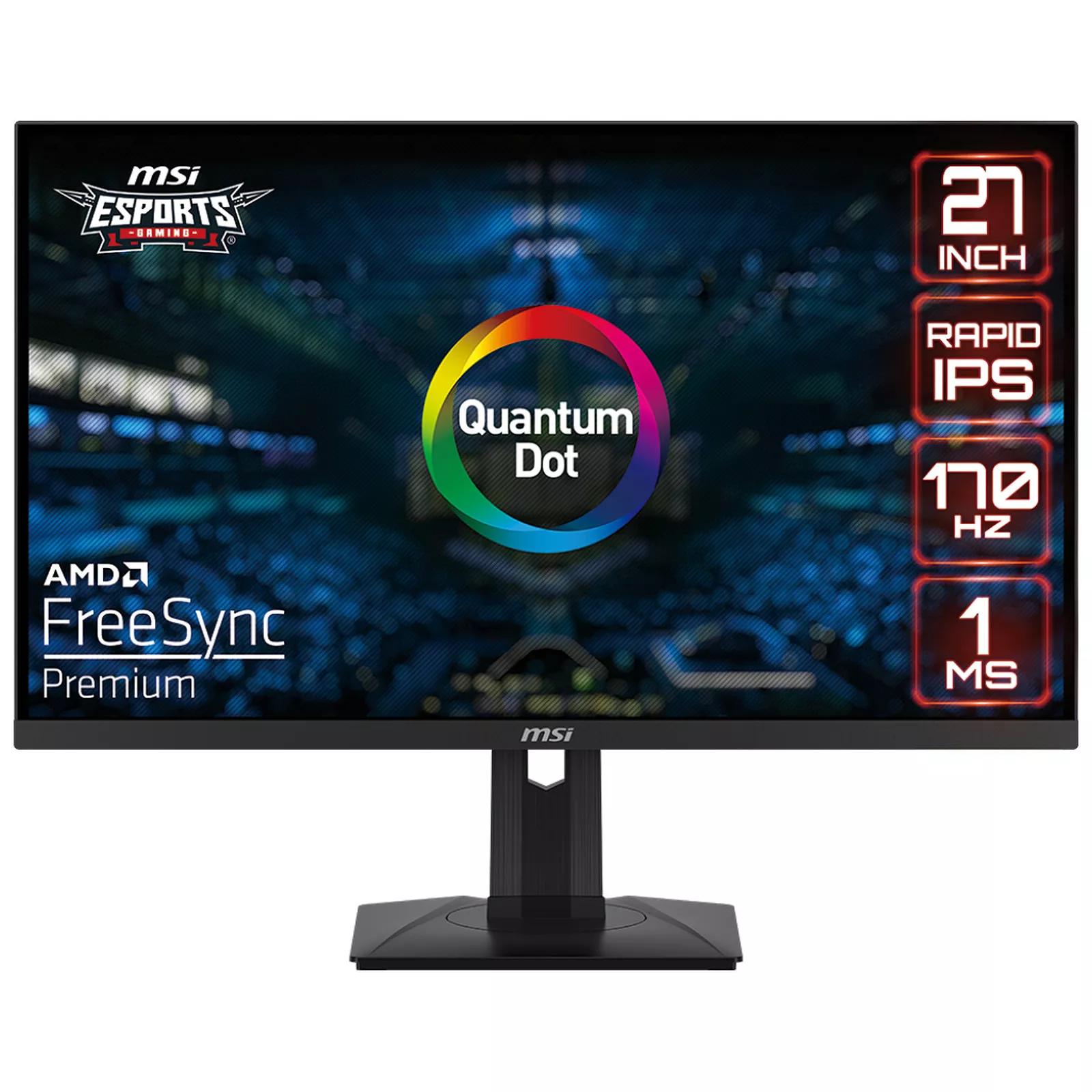 MSI 27" G274QPF-QD WQHD 2K Quantum Dot IPS 170Hz 1Ms