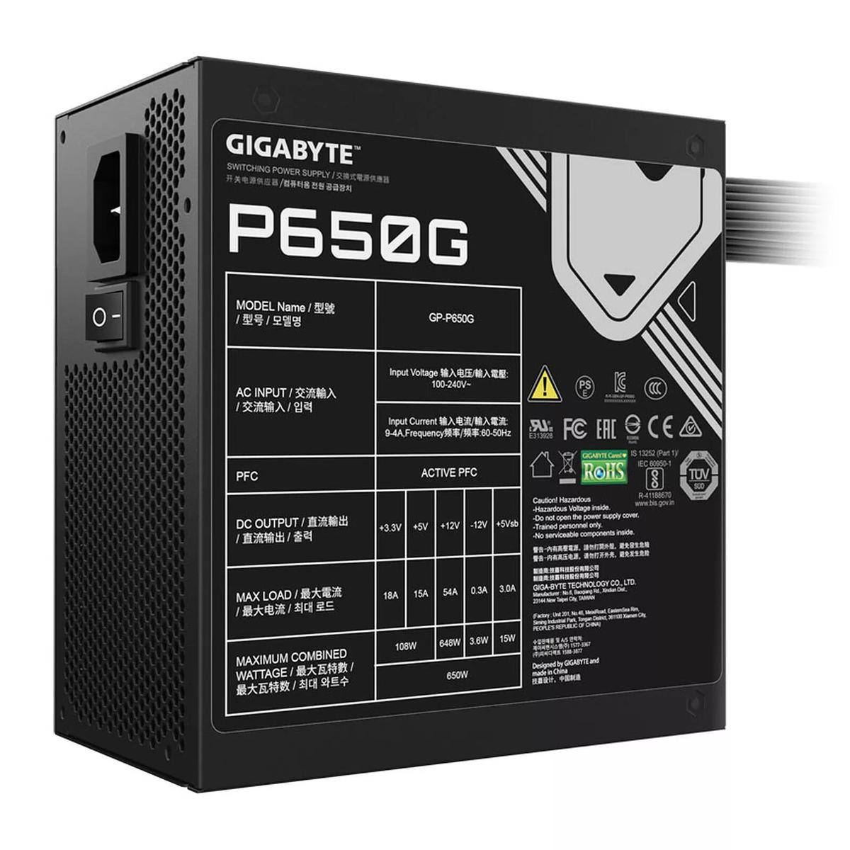 Gigabyte GP-P650G 650W+ GOLD