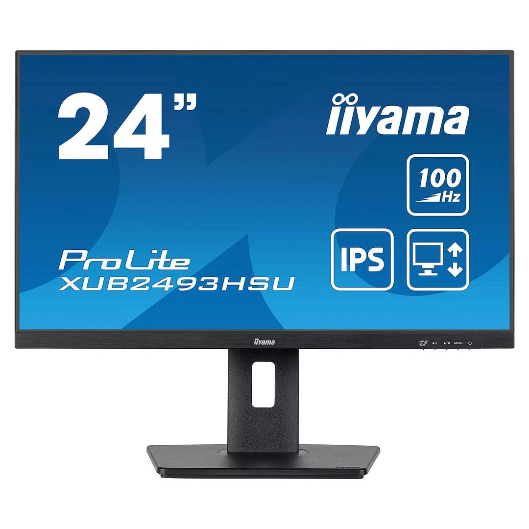 iiyama 23.8" LED - ProLite XUB2493HSU-B6 FHD IPS | 100 Hz - 4 ms 