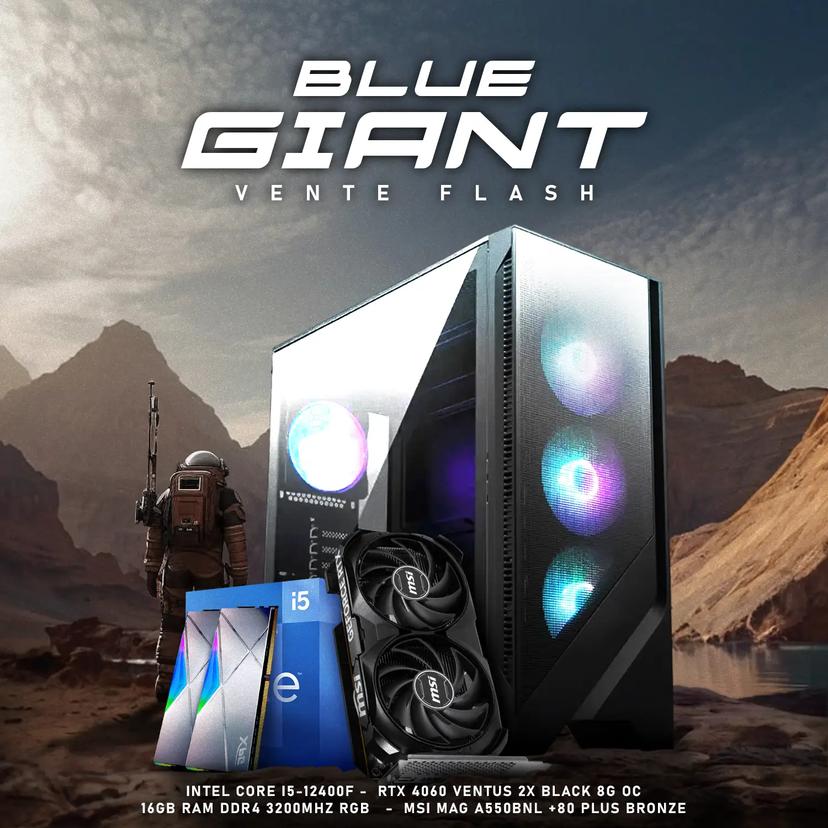 BLUE GIANT | Intel Core i5-12400F | RTX 4060 | 16GB | 512 NVMe