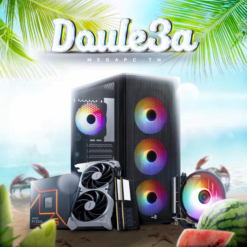 Doule3a 2 | AMD Ryzen 5 7500F | RTX 5070 12GB | 32GB Ram | 512GB NVMe