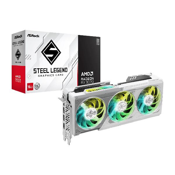 ASRock AMD Radeon RX 9070 Steel Legend 16GB