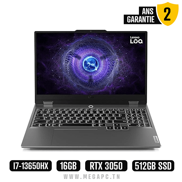 Lenovo LOQ 15IRX9 | 15.6" FHD IPS | Intel Core i7-13650HX | RTX 3050 | 16GB | 512GB