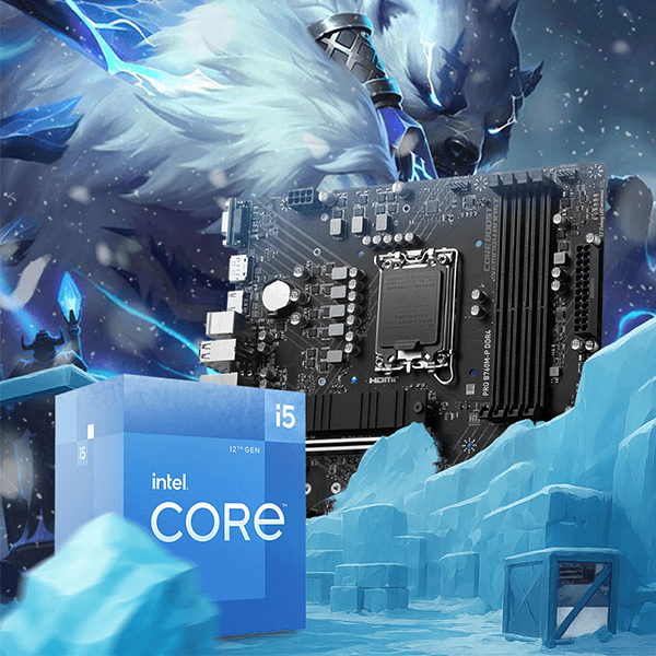 Kit Upgrade Hello Winter – Intel Core i5-12400F | MSI PRO H610M-E | 16 Go DDR4
