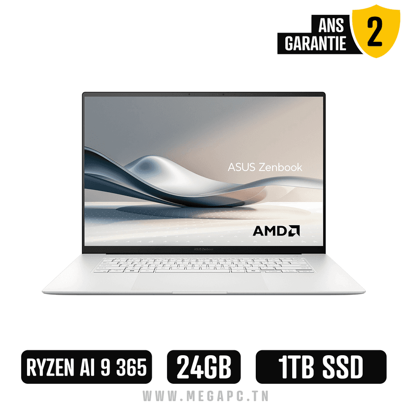 ASUS Zenbook S16 UM5606WA | OLED tactile 16" 3K | AMD Ryzen AI 9 365 | 24GB Ram | 1TB SSD | Win 11 