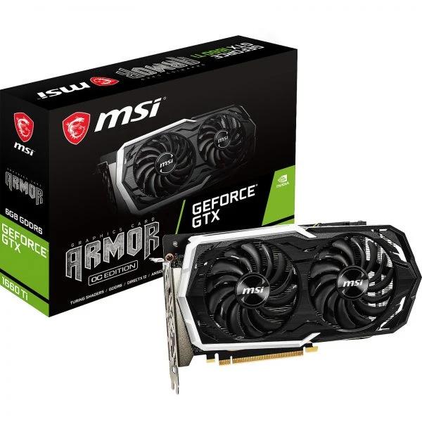 MSI GeForce GTX 1660 Ti ARMOR 6GB OC