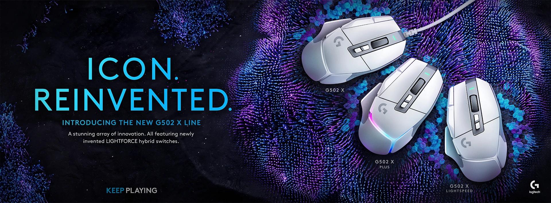 ICON. REINVENTED. G502 X LINE